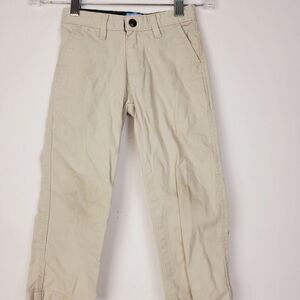 JK Authentic Boys Beige Khaki Pants School Uniform Size 4R Flat Front‎